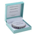 BB TRIO BRACELET SET - RAINBOW FLUORITE (4MM) & SILVER PLATED BEAD (3MM) CALMING INFLUENCE 