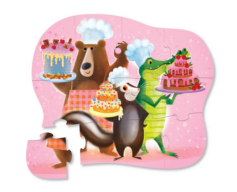 Crocodile Creek Mini Puzzle 12 pc - Sweet Treats 