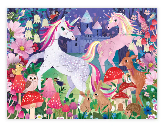 Crocodile Creek Little Buildings Puzzle Unicorn Castle