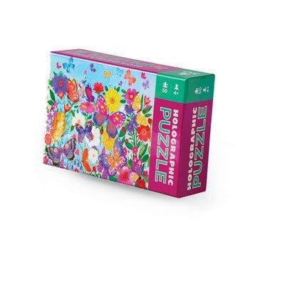 Crocodile Creek Mini Holographic Puzzle Butterflies