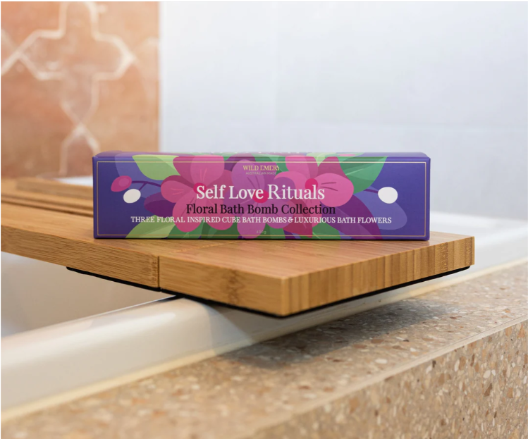 WILD EMERY SELF LOVE RITUALS-FLORAL BATH BOMB COLLECTION 