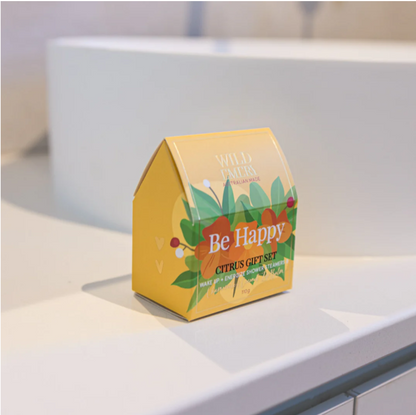 WILD EMERY BE HAPPY-CITRUS MINI GIFT SET 