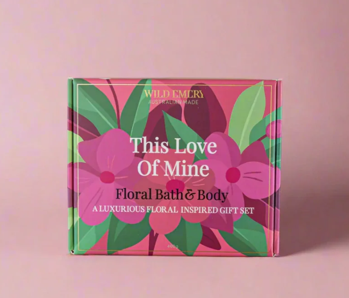 WILD EMERY FLORAL BATH & BODY SET
