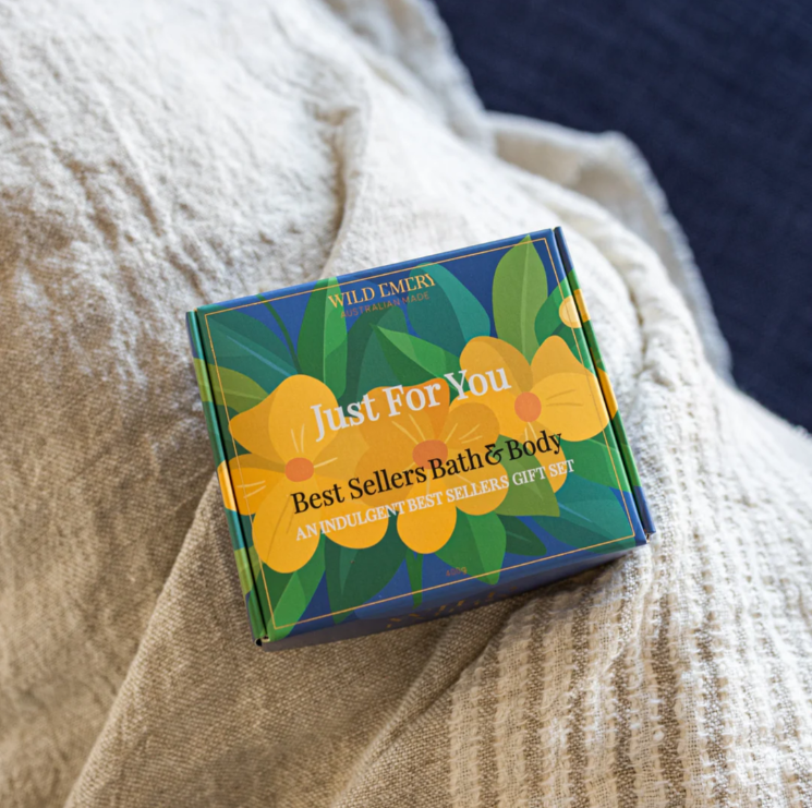 WILD EMERY JUST FOR YOU-BEST SELLERS BATH &amp; BODY SET 