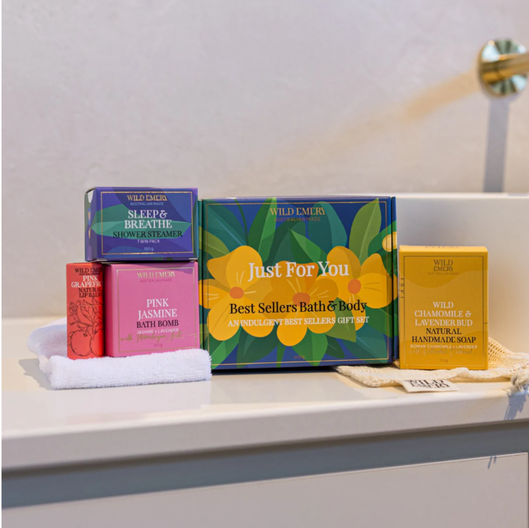 WILD EMERY JUST FOR YOU-BEST SELLERS BATH &amp; BODY SET 