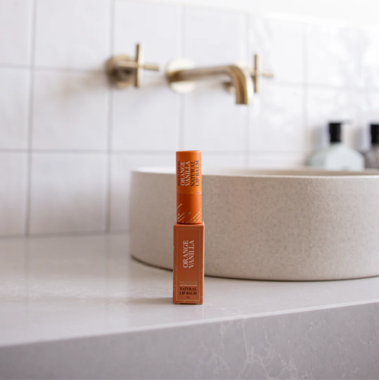 Wild Emery Orange Vanilla Natural Lip Balm 