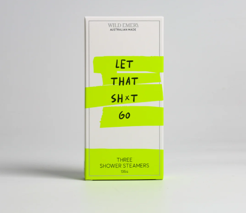 WILD EMERY CHEEKY SHOWER STEAMER 3 PACK-LET THAT SHIT GO