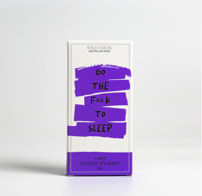 WILD EMERY CHEEKY SHOWER STEAMERS 3 PACK-GO THE F++CK TO SLEEP