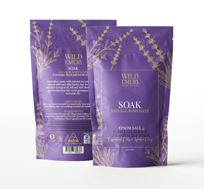 Wild Emery Soak Natural Bath Salts
