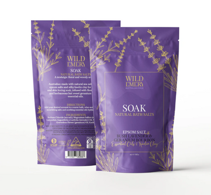 Wild Emery Soak Natural Bath Salts 