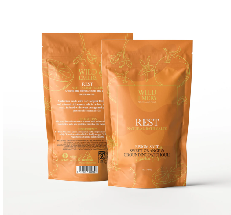 Wild Emery Rest Natural Bath Salts