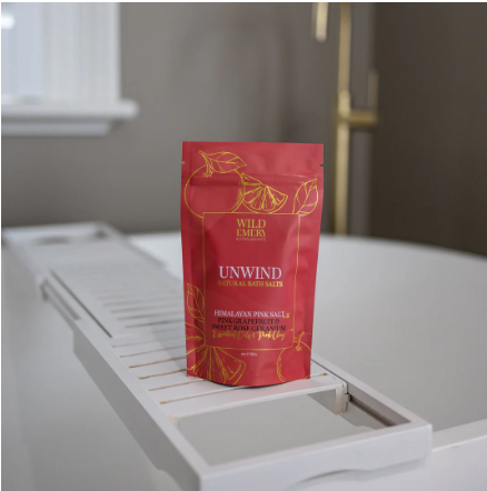 Wild Emery Unwind Natural Bath Salts 