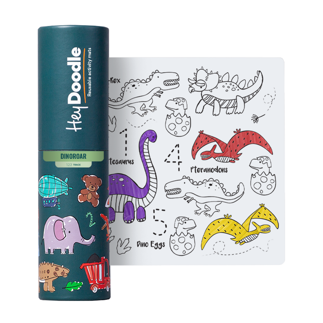 HEY DOODLE DINOROAR MINI MAT 