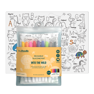 HEY DOODLE REUSABLE SILICONE MAT-INTO THE WILD