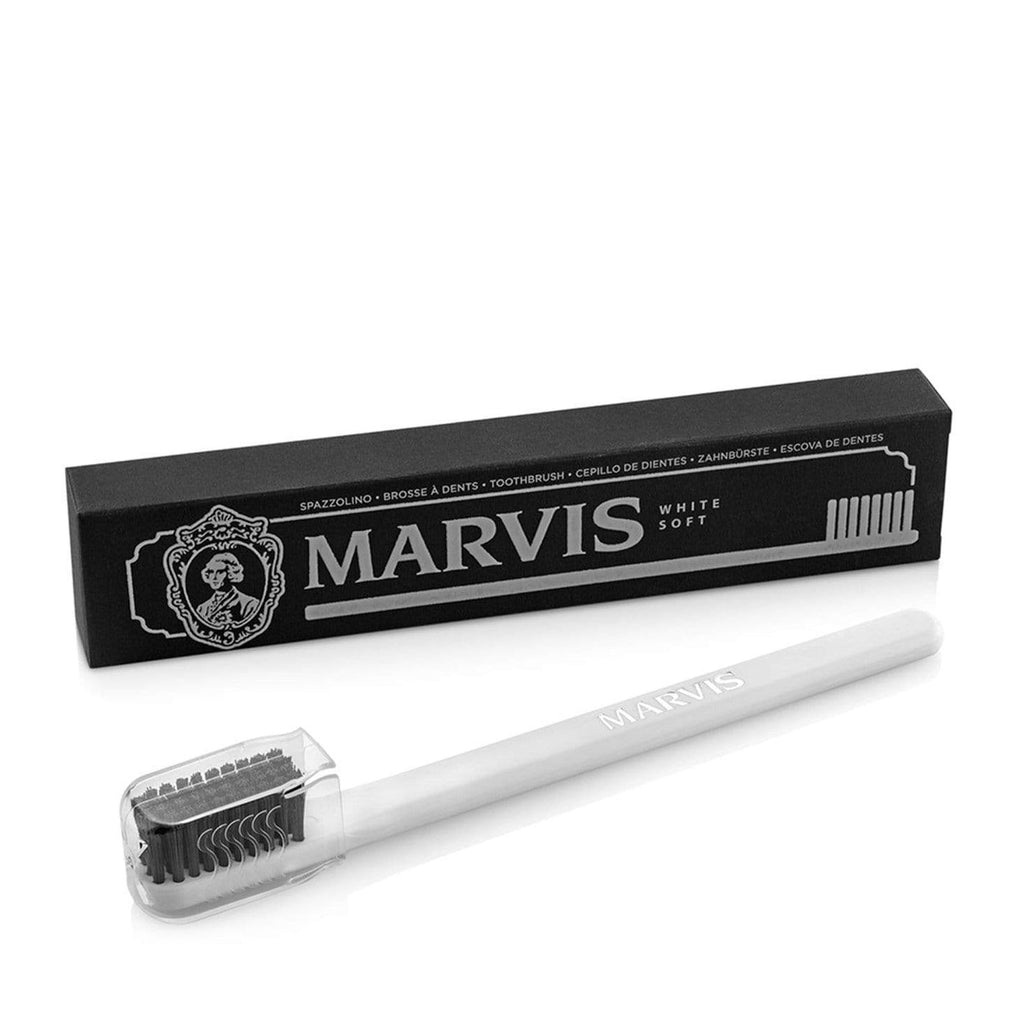 MARVIS SOFT BRISTLE TOOTHBRUSH-WHITE