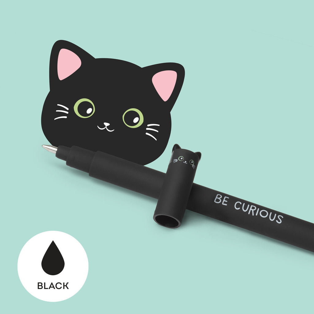 LEGAMI ERASABLE PEN BLACK CAT