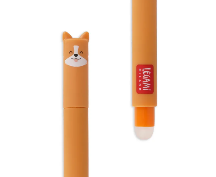LEGAMI ERASABLE GEL PEN-CORGI-BLACK INK