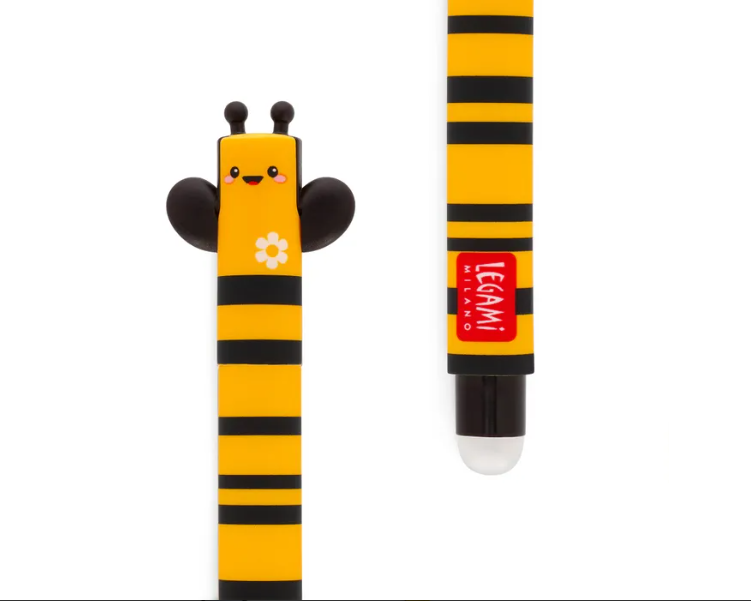 LEGAMI ERASABLE GEL PEN-BEE-BLACK INK 