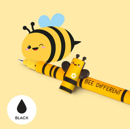 LEGAMI ERASABLE GEL PEN-BEE-BLACK INK 