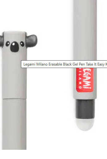 LEGAMI ERASABLE GEL PEN-KOALA-BLACK INK