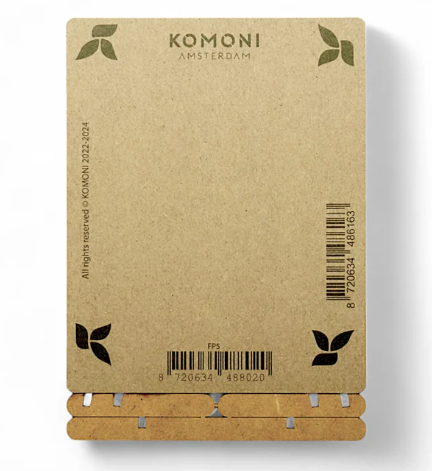 KOMONI POP-UP ART-RED HEART