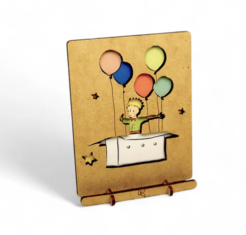 KOMONI POP-UP ART-LE PETIT PRINCE BALLOON