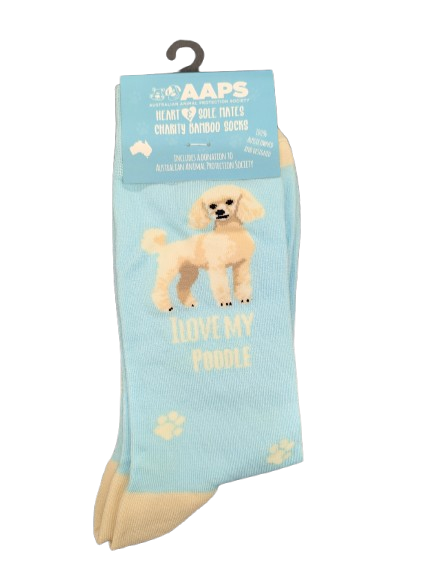 AAPS BAMBOO SOCKS-POODLE