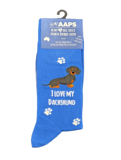 AAPS BAMBOO SOCKS-DACHSHUND
