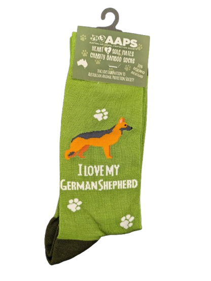 AAPS BAMBOO SOCKS-GERMAN SHEPHERD
