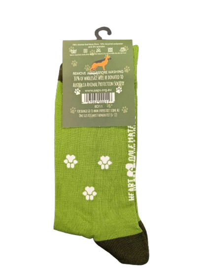 AAPS BAMBOO SOCKS-GERMAN SHEPHERD