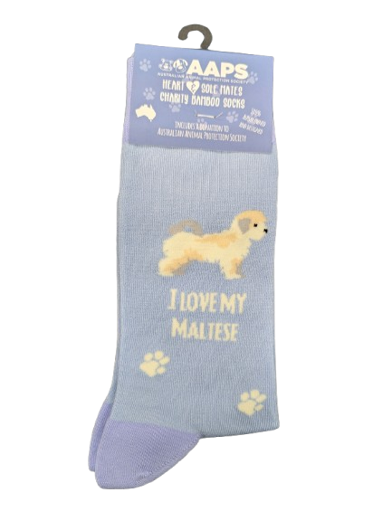 AAPS BAMBOO SOCKS-MALTESE