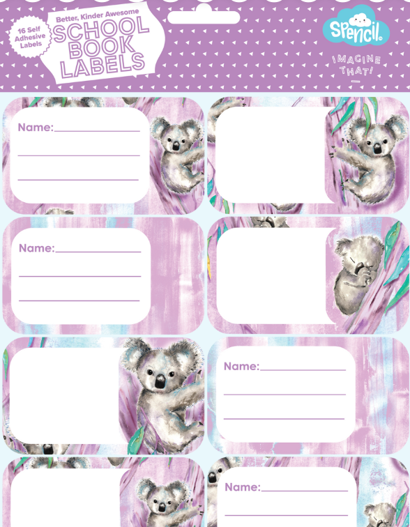 Book Labels - Koala Haven