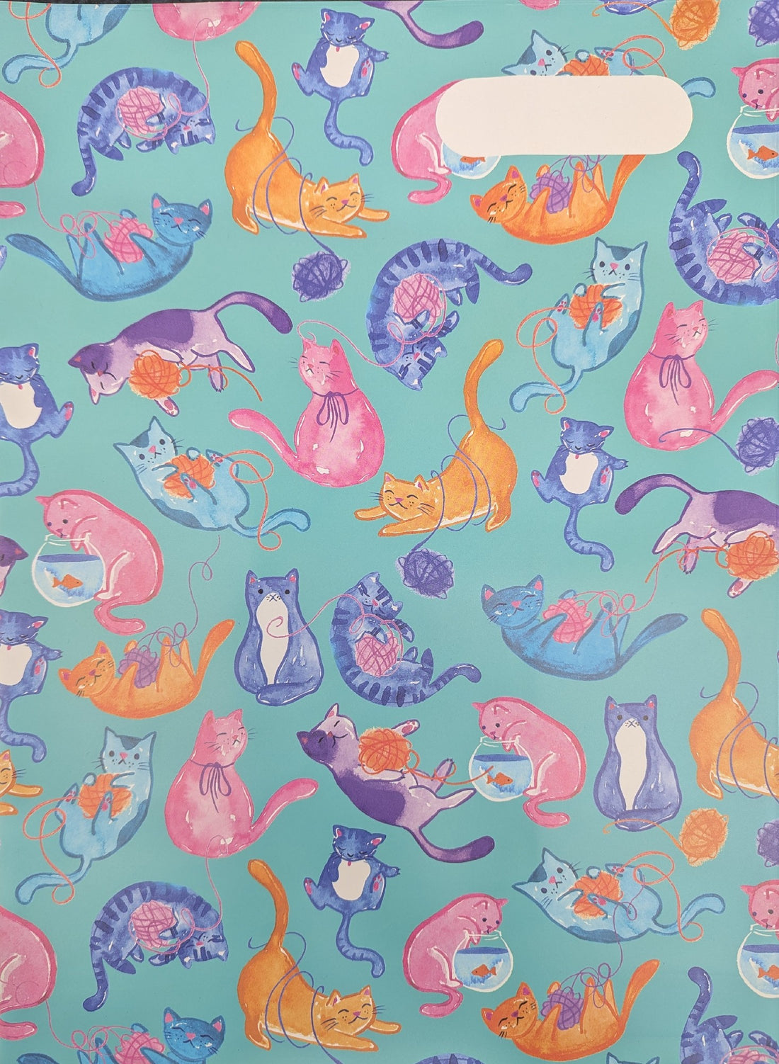 Spencil Scrapbook Cover - Crazy Cats