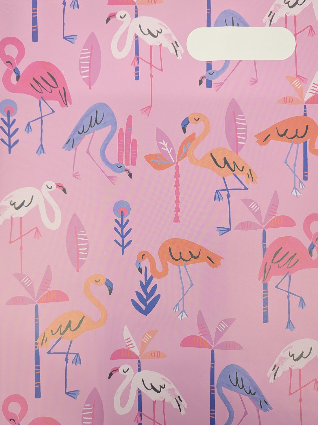 Scrapbook Cover - Flamingo Splash