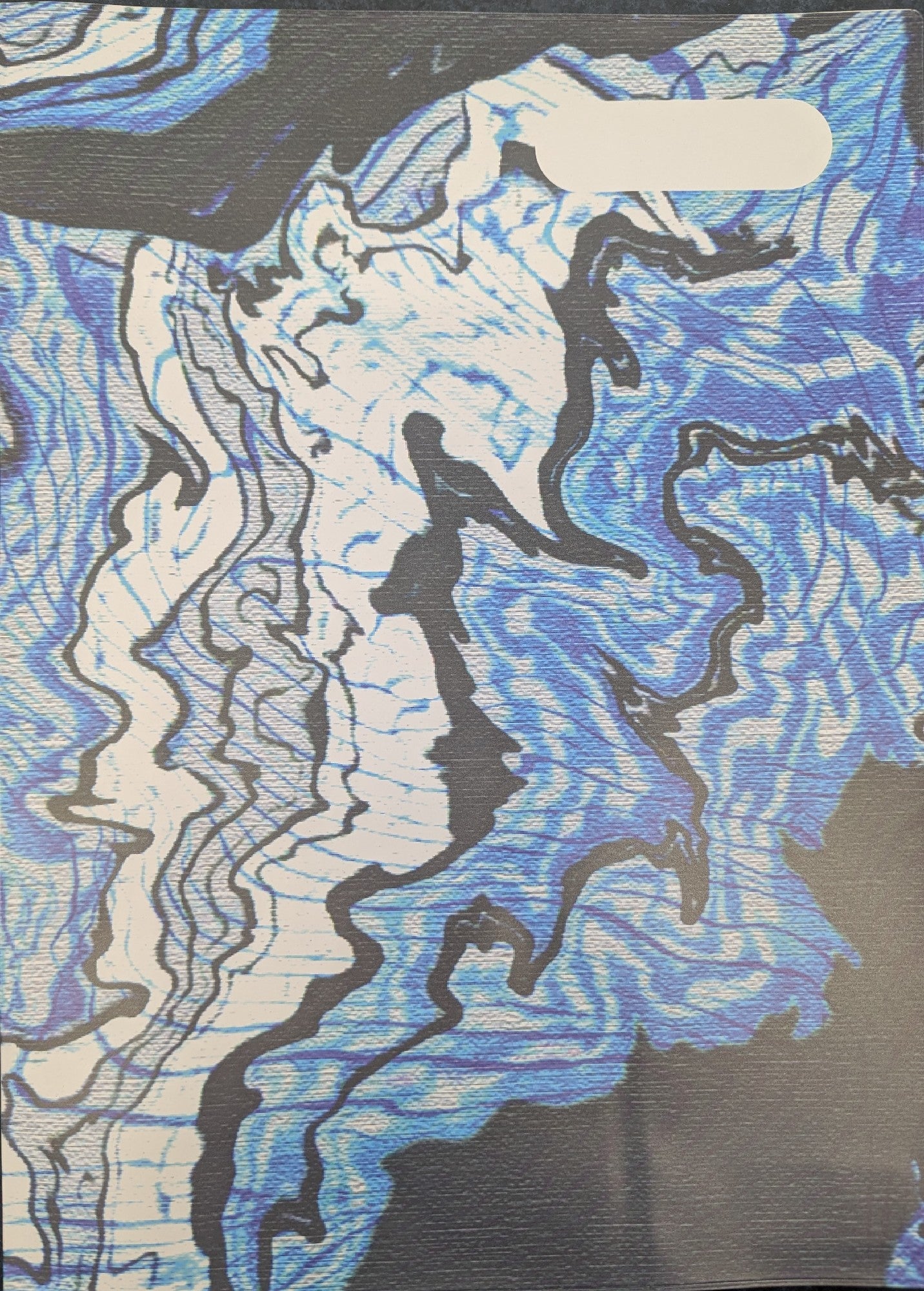 Spencil Scrapbook Cover - Ripple Effect