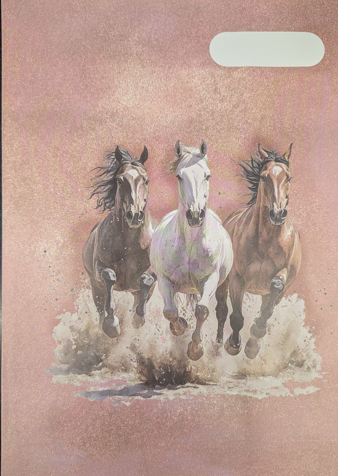 Spencil Scrapbook Cover - Wild Horses