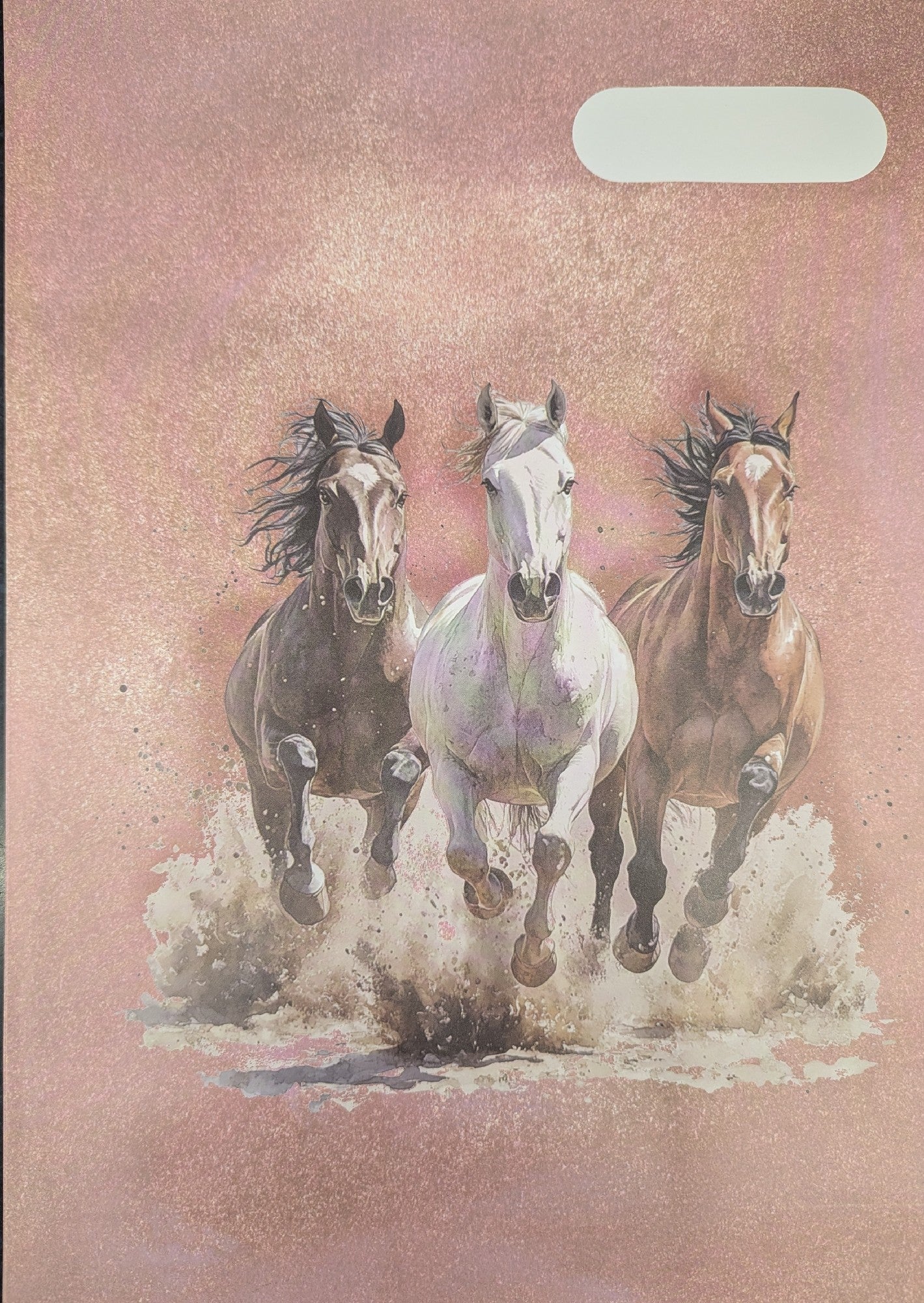 Spencil Scrapbook Cover - Wild Horses