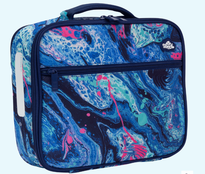 Spencil Big Cooler Lunch Bag+ Chill Pack - Liquid Marble