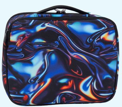 Spencil Big Cooler Lunch Bag + Chill Pack - Metallic Waves