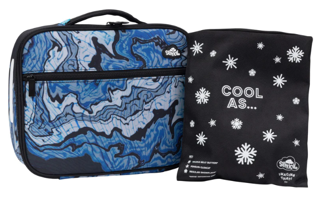 Spencil Big Cooler Lunch Bag + Chill Pack - Ripple Effect