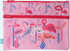 Spencil A4 Twin Zip Pencil Case - Flamingo Splash