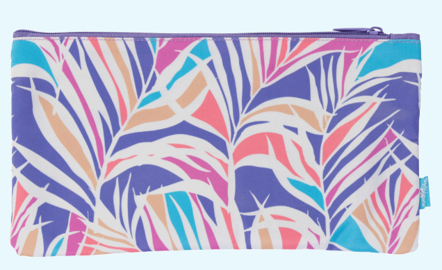 Spencil Twin Zip Pencil Case - Paradise Palms