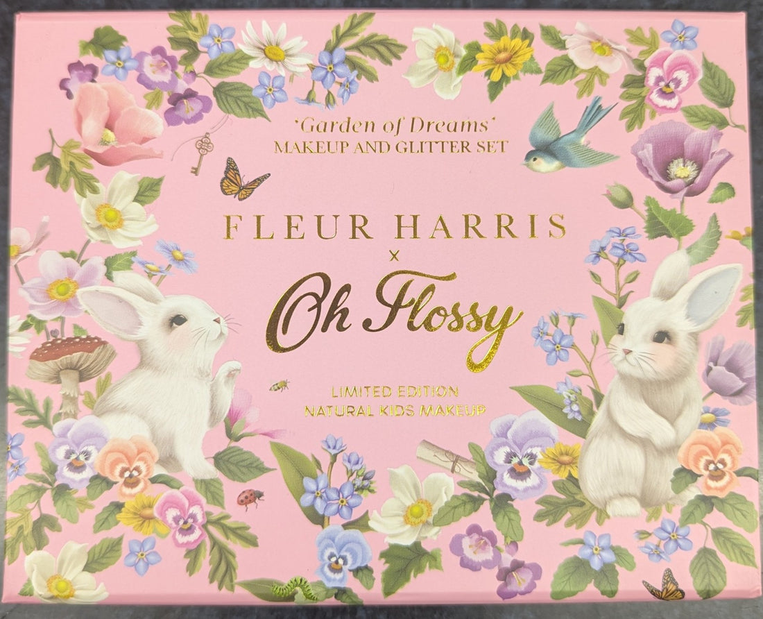 Oh Flossy X Fleur Harris - Garden of Dreams Collection Mini Makeup &amp; Glitter Set