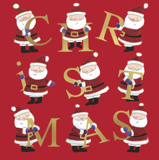 PROSTATE CANCER FOUNDATION SANTA GREETINGS  CHARITY BOXED CHRISTMAS CARDS