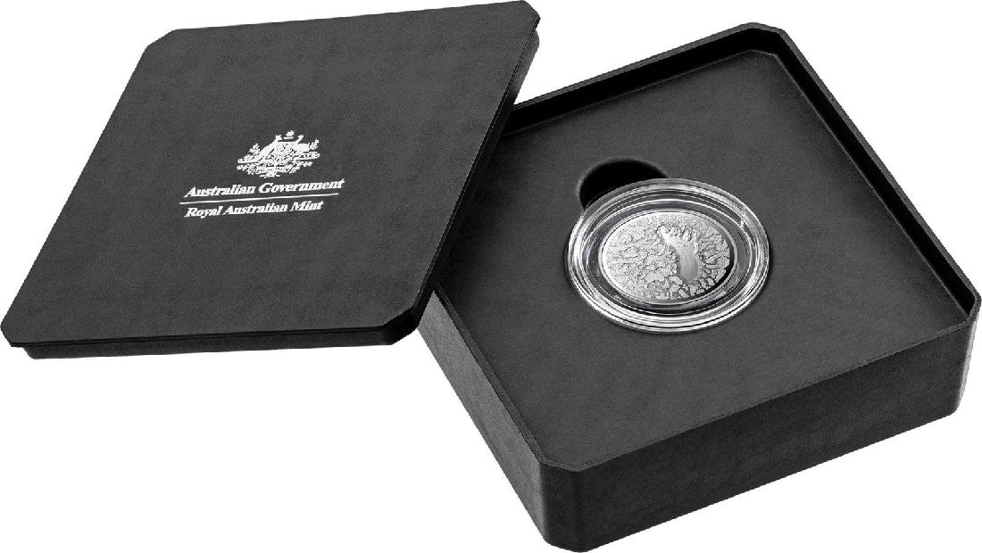 ROYAL AUSTRALIAN MINT $1 PROOF 2021 1/2OZ MUNGO FOOTPRINT