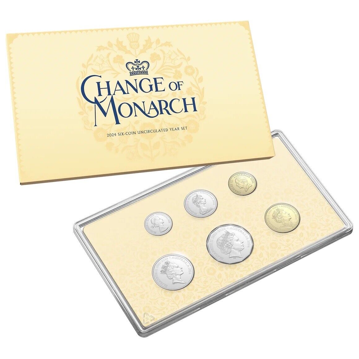 ROYAL AUSYTRALIAN MINT 6 COIN PACK 2024 CHANGE OF MONARCH