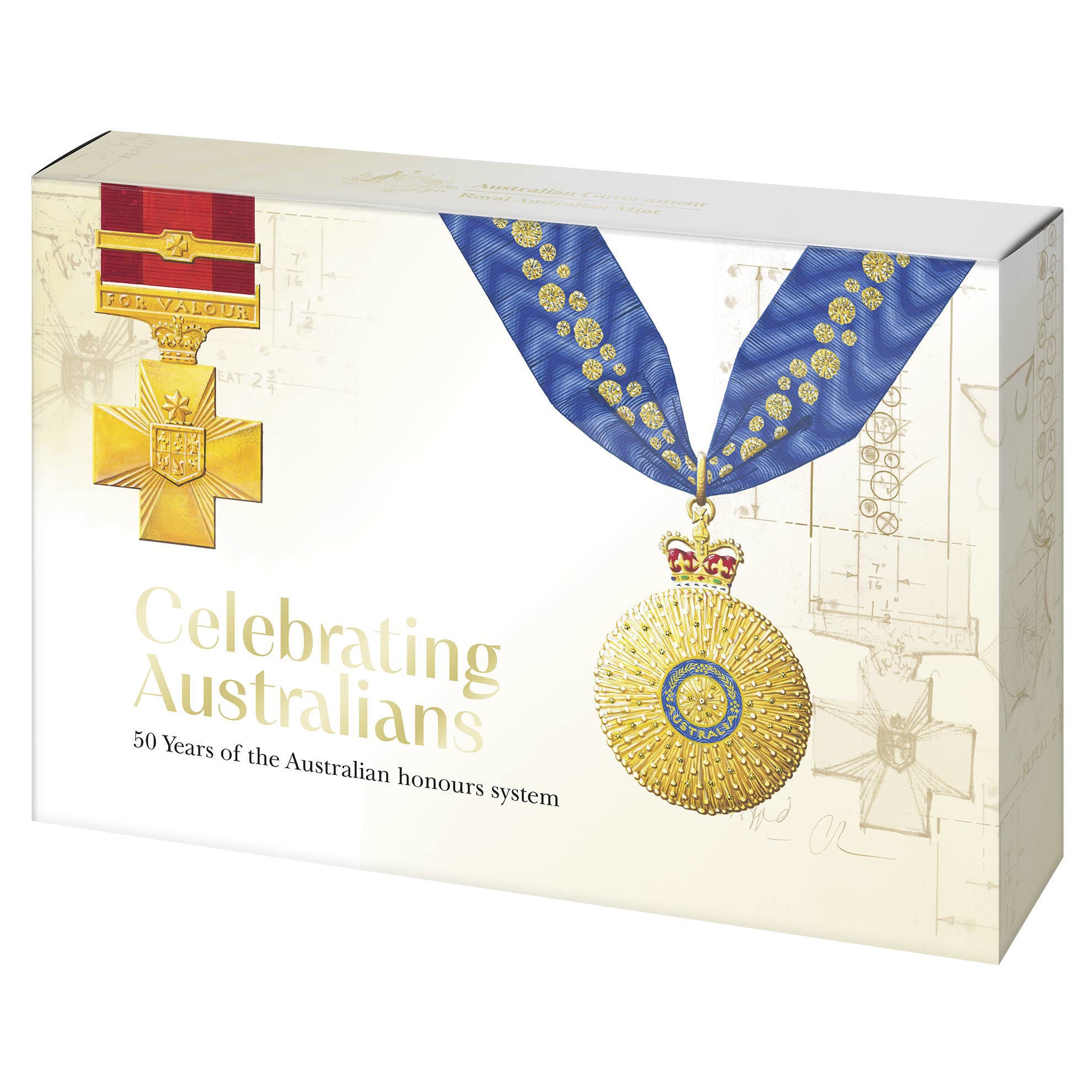 ROYAL AUSTRALIAN MINT 6 COIN SET 2025 PROOF SET-AUSTRALIAN HONOURS AND AWARDS SYSTEM 50TH ANNIVERSARY