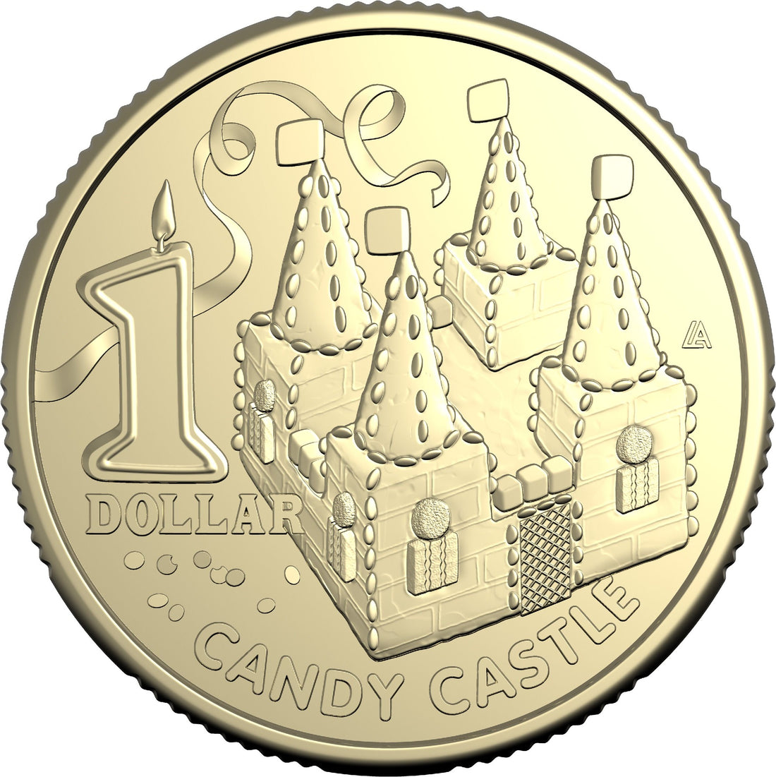 ROYAL AUSTRALIAN MINT 2025 $1 ALBR UNCIRCULATED COIN-CANDY CASTLE