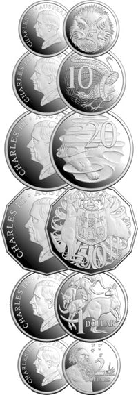 ROYAL AUSTRALIAN MINT 2025 PROOF FINE SILVER 6 COIN SET 