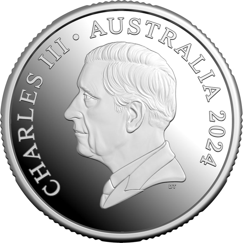 ROYAL AUSTRALIAN MINT COIN PACK $5 2024 PROOF 1OZ 40MM BABY COIN-TOY KANGAROO